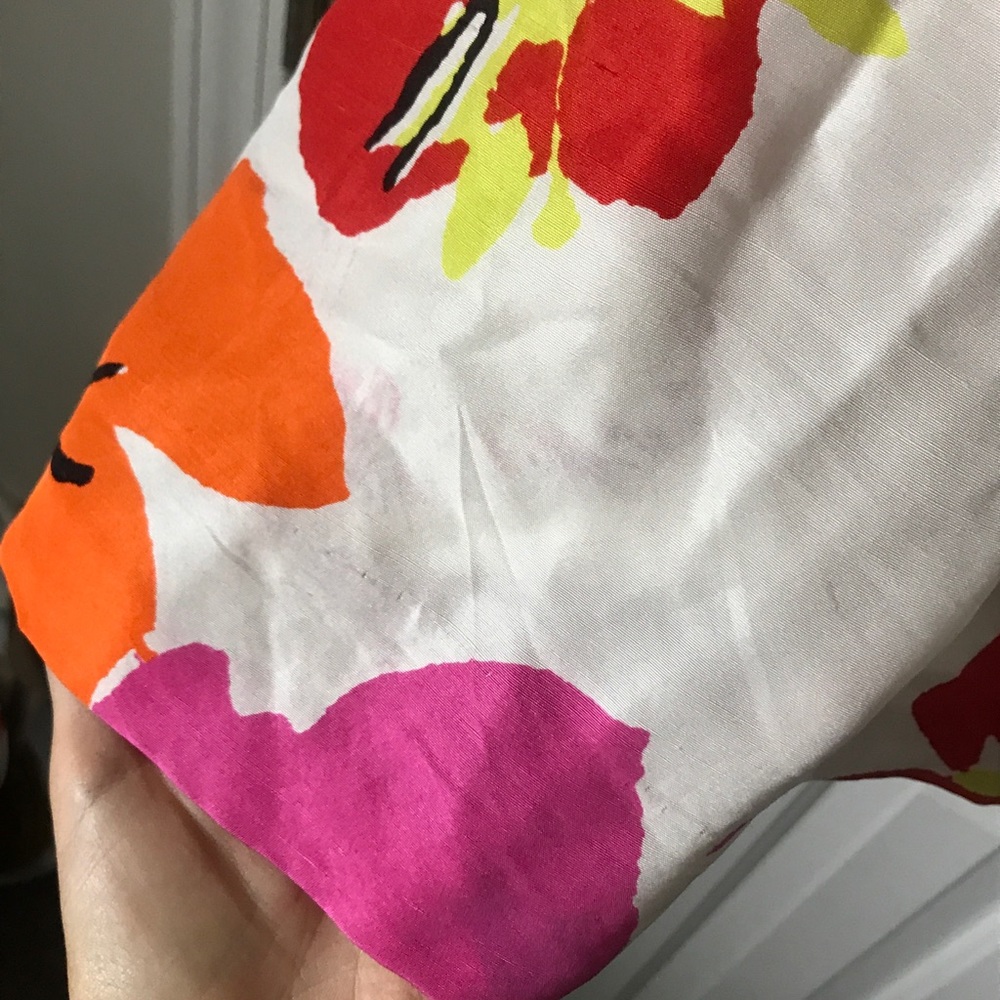Kate Spade Floral Dress - Pink, Orange, Red - Picture 5 of 8